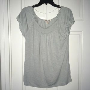 Inspire light blue/gray short sleeve shirt